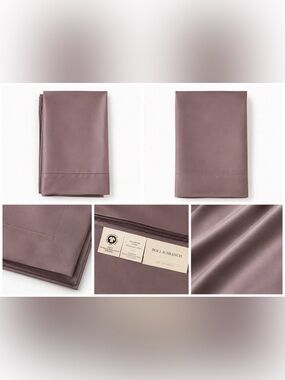 Boll & Branch Mauve Pillowcase Set – Luxurious Soft Bedding